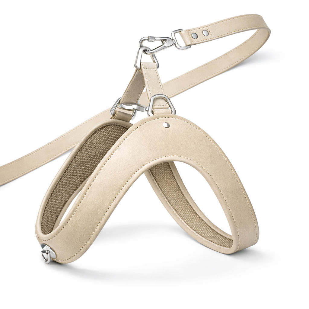 Luxury Leather Dog Harness