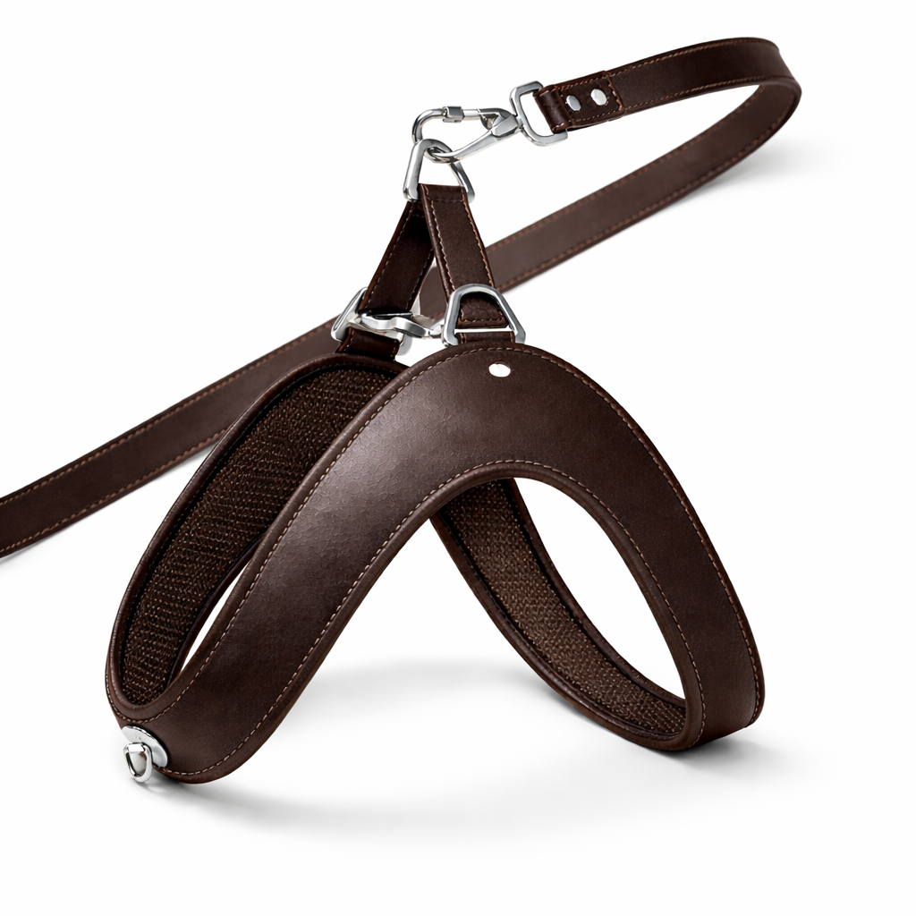 Luxury Leather Dog Harness